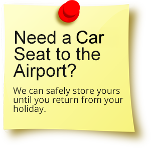 need a car seat to the airport
